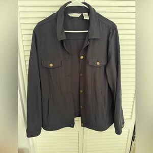 Draper’s and Damon’s women’s black crop jacket, XL